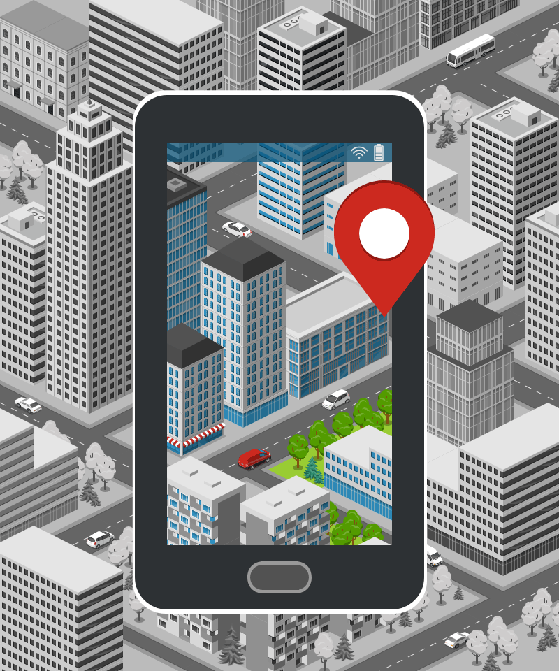 City in Smartphone
