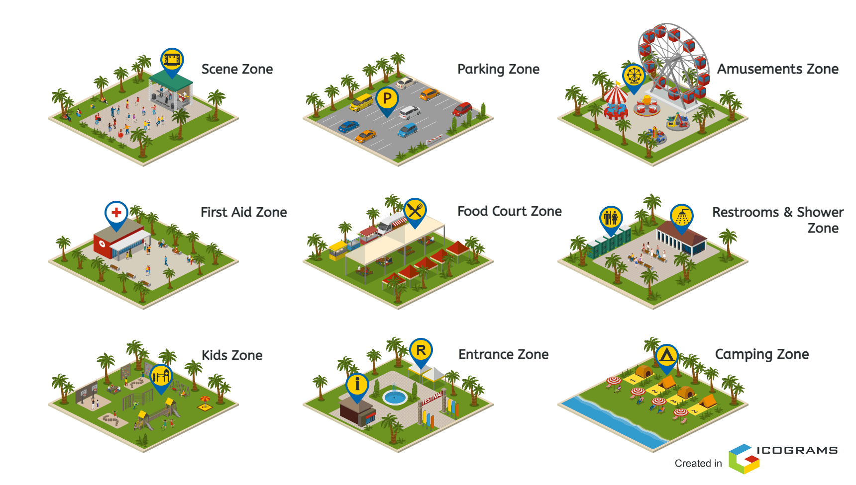 Festival Zones