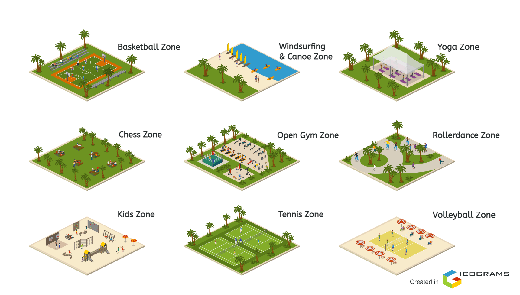 Sport Festival Zones