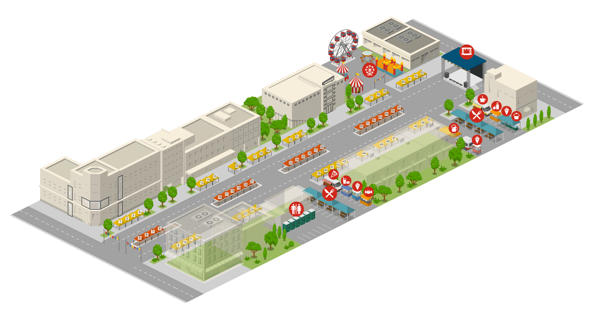 Street Festival Map