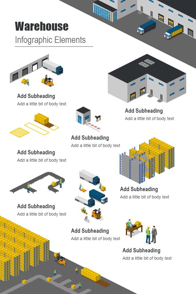 Warehouse Infographic Elements