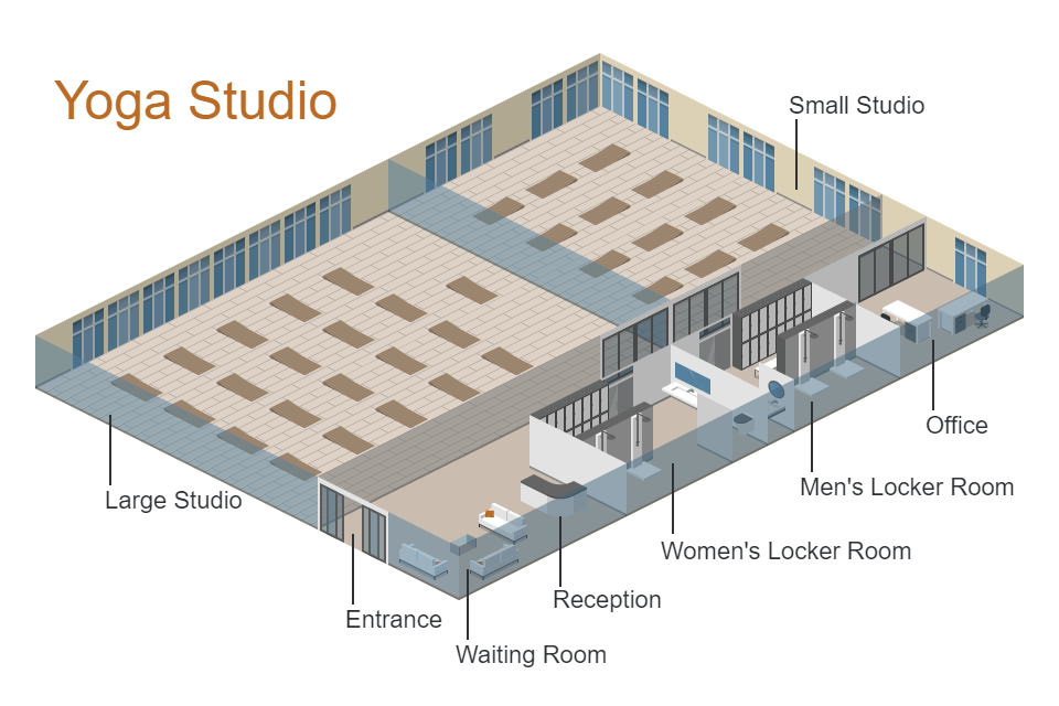 Yoga Studio Floor Plan