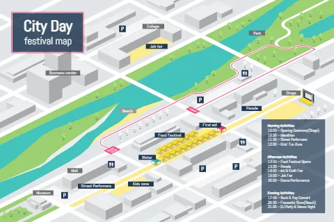 City Day - Festival Map