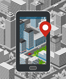 City in Smartphone