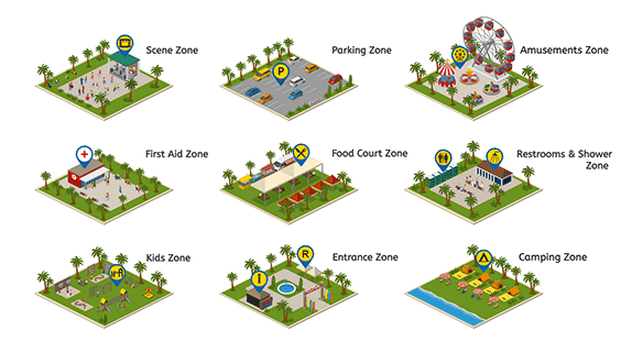 Festival Zones