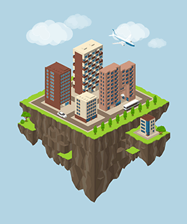 Flying Island - City