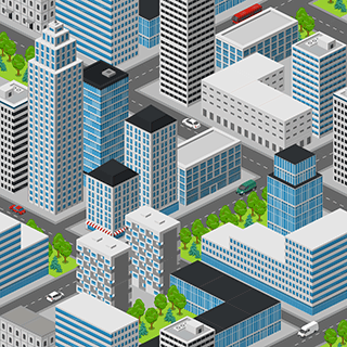 City Seamless Background
