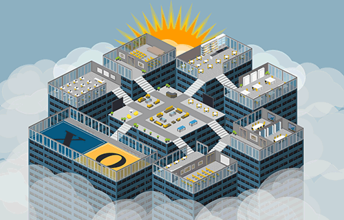 Skyscraper Office Day