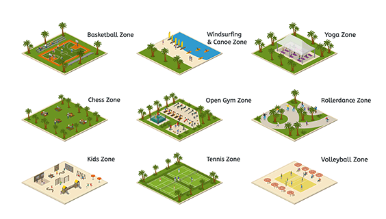Sport Festival Zones