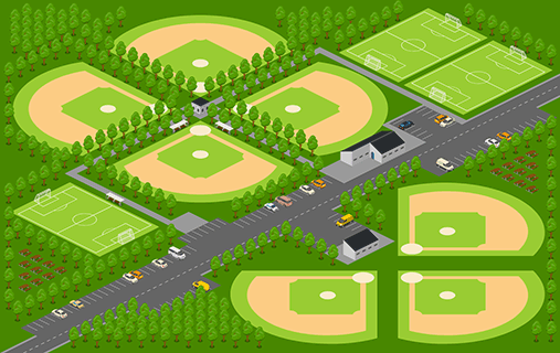 Wagon Wheel Baseball Field