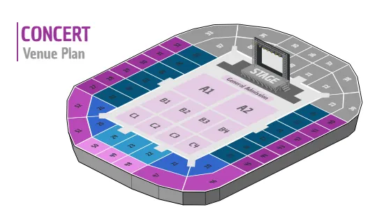 Stadium Concert Venue Plan