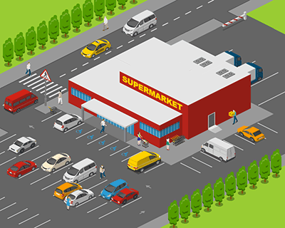 Supermarket Outside