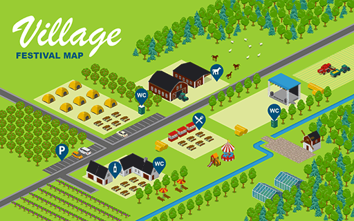 Village Festival Map