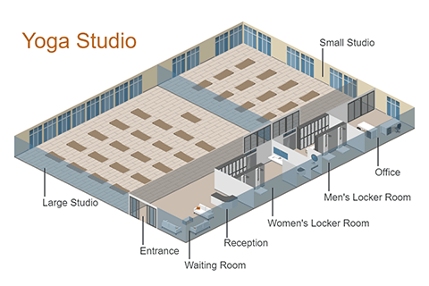 Yoga Studio Floor Plan